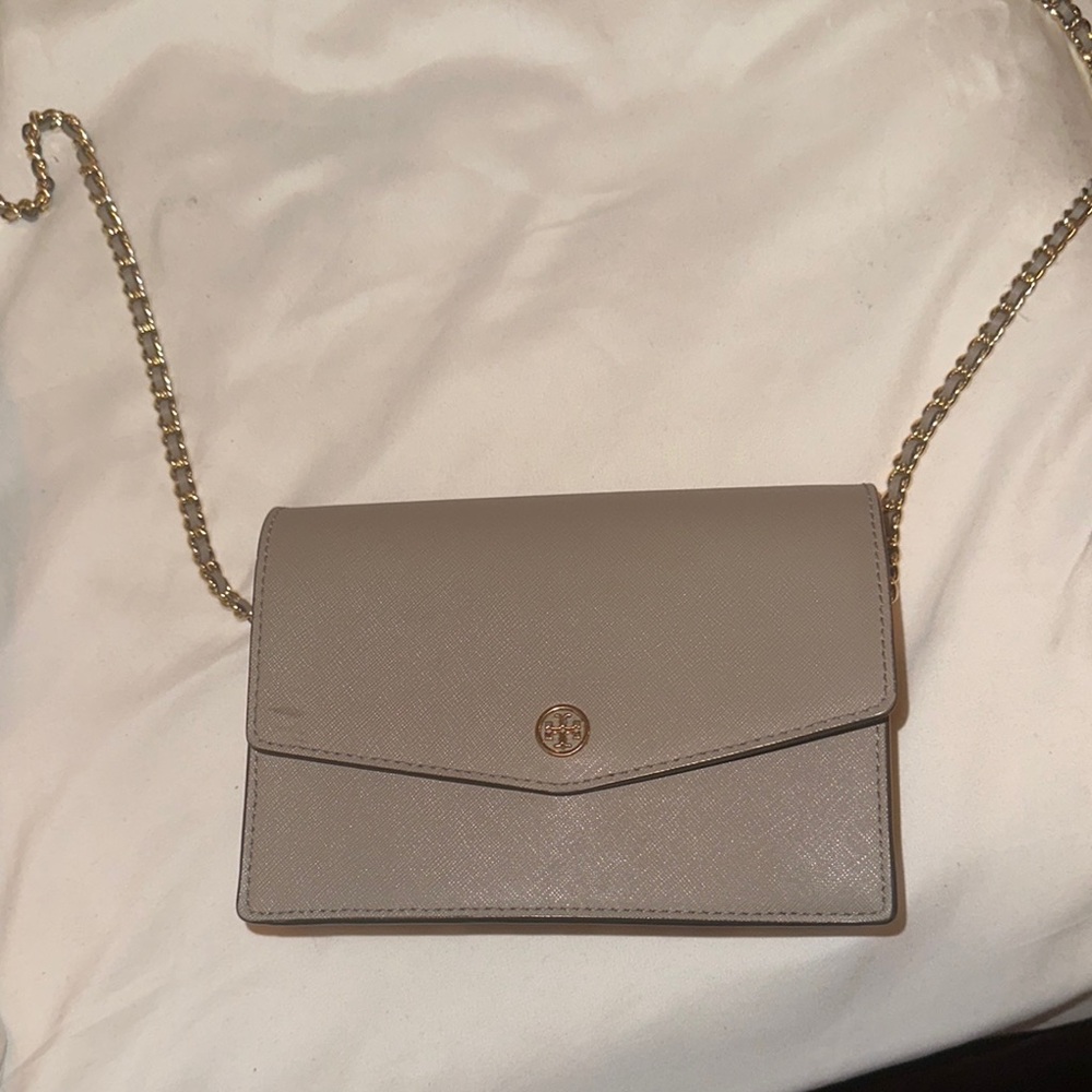 Tory Burch Grey Crossbody Bag